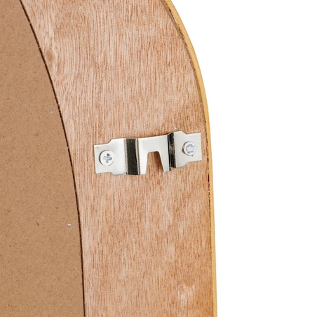 Lustro w rattanowej ramie, łuk, Maggie 70x170 cm