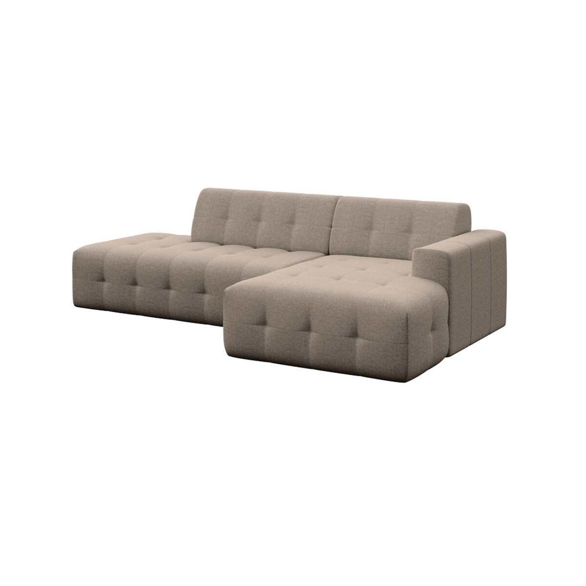 Sofa narożna prawa Tuil camelowa