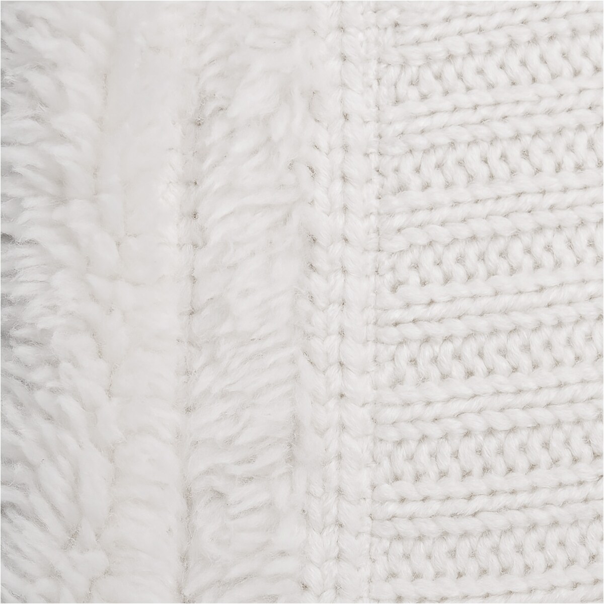 Koc Świąteczny Dekoracyjny Narzuta Na Łóżko 150X125 Cm Ozdoba Ciepły Biały