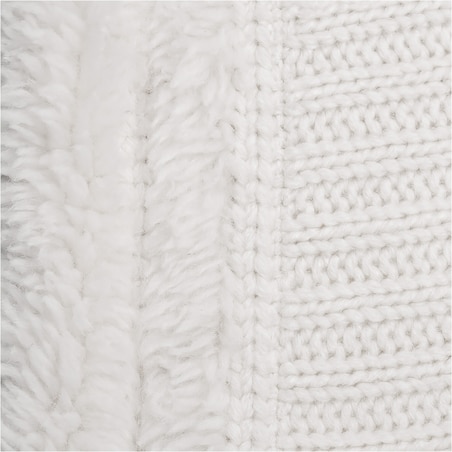 Koc Świąteczny Dekoracyjny Narzuta Na Łóżko 150X125 Cm Ozdoba Ciepły Biały