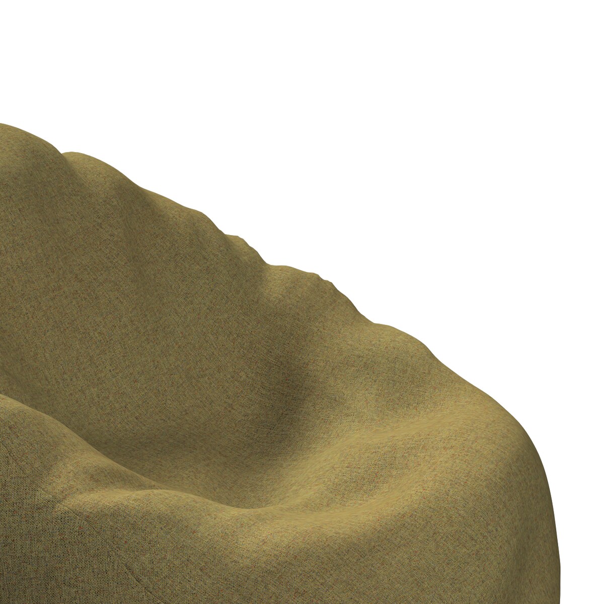 Worek do siedzenia, oliwkowy melanż, Ø50 x 85 cm, Madrid
