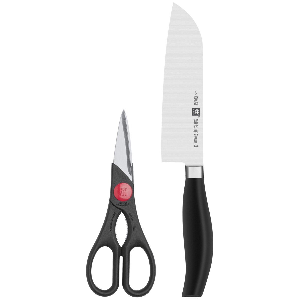 Zestaw - nóż Santoku i nożyczki Zwilling Five Star