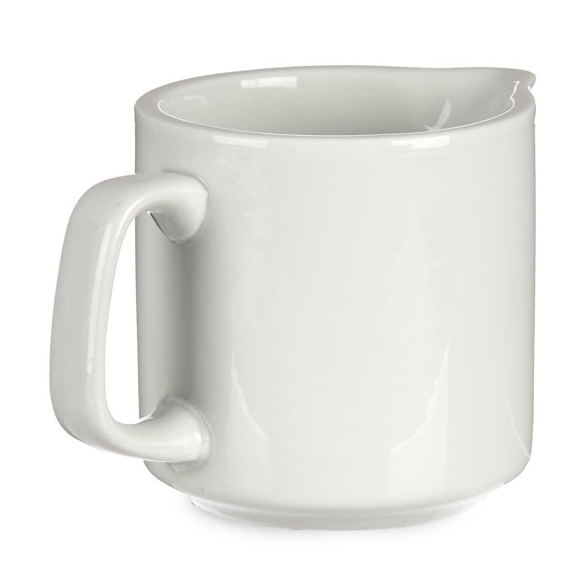 Porcelanowy mlecznik z uchem, 100 ml