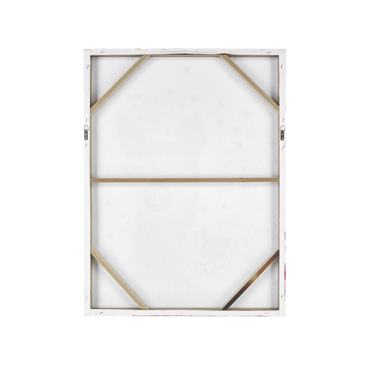 Obraz na płótnie lama 60 x 80 cm różowo-biały AFASSA