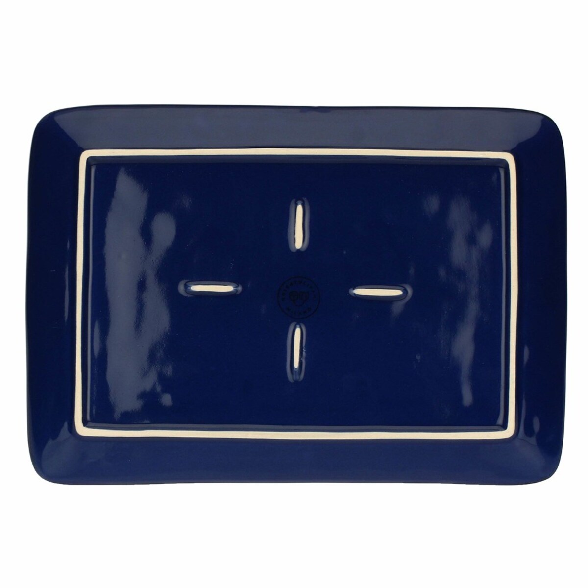 Zestaw 2 tac prostokątnych Concerto Blu Cobalto - Kobaltowy, 27 x 19 cm