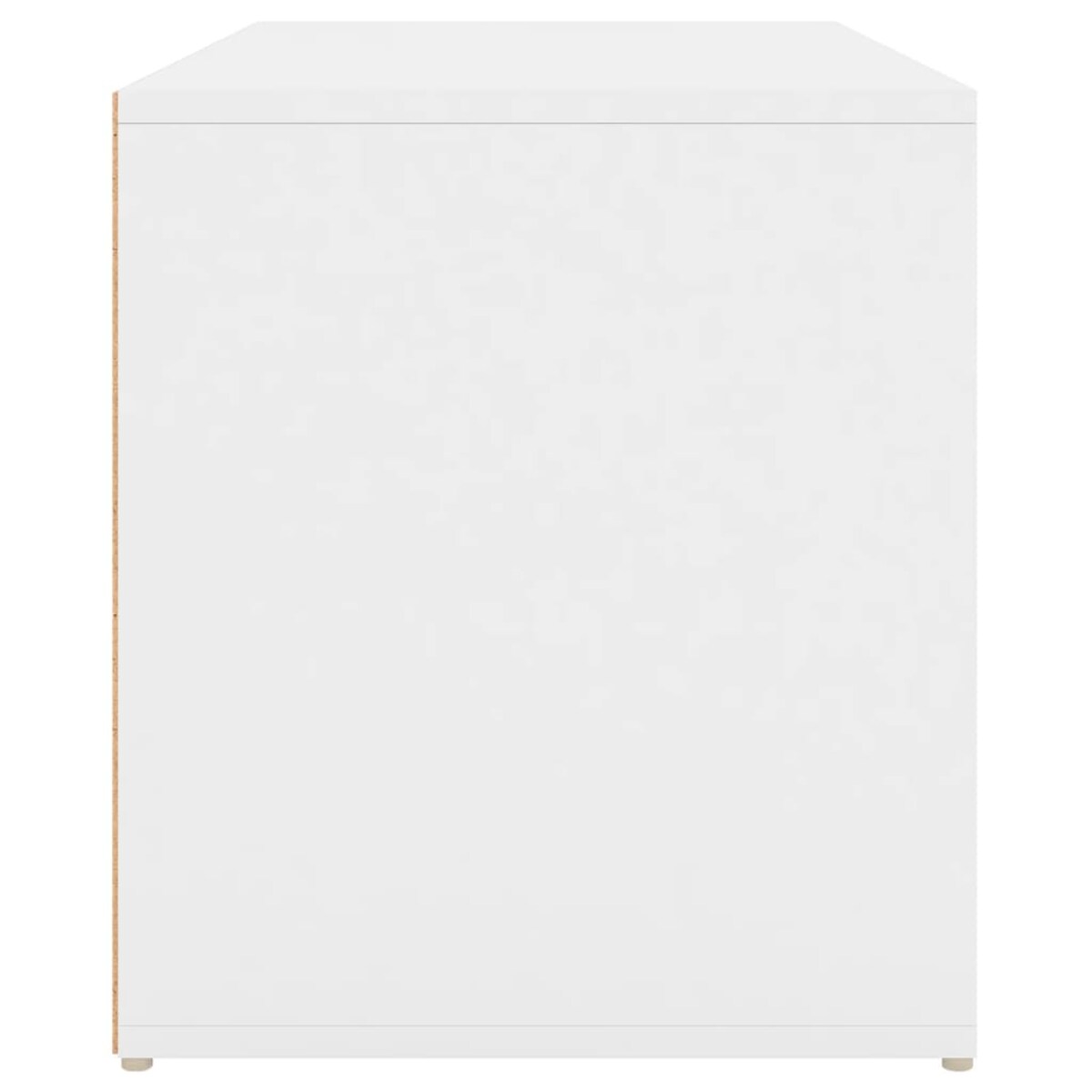 vidaXL Ławka do przedpokoju, biała 80x40x45 cm materiał drewnopochodny