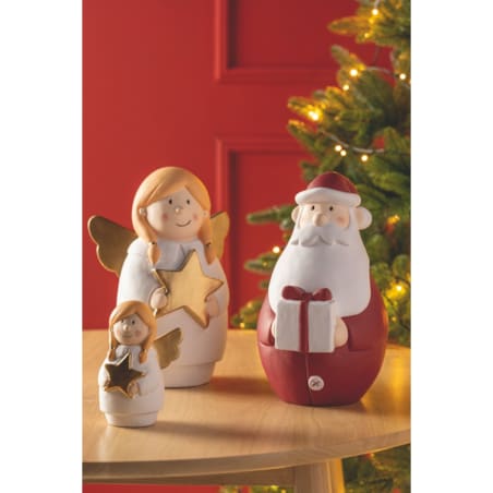 Leonardo - figurka Mikołajk z prezentm 30cm CANDELA