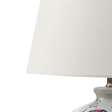 Lampa stołowa FEBROS Porcelana Biały