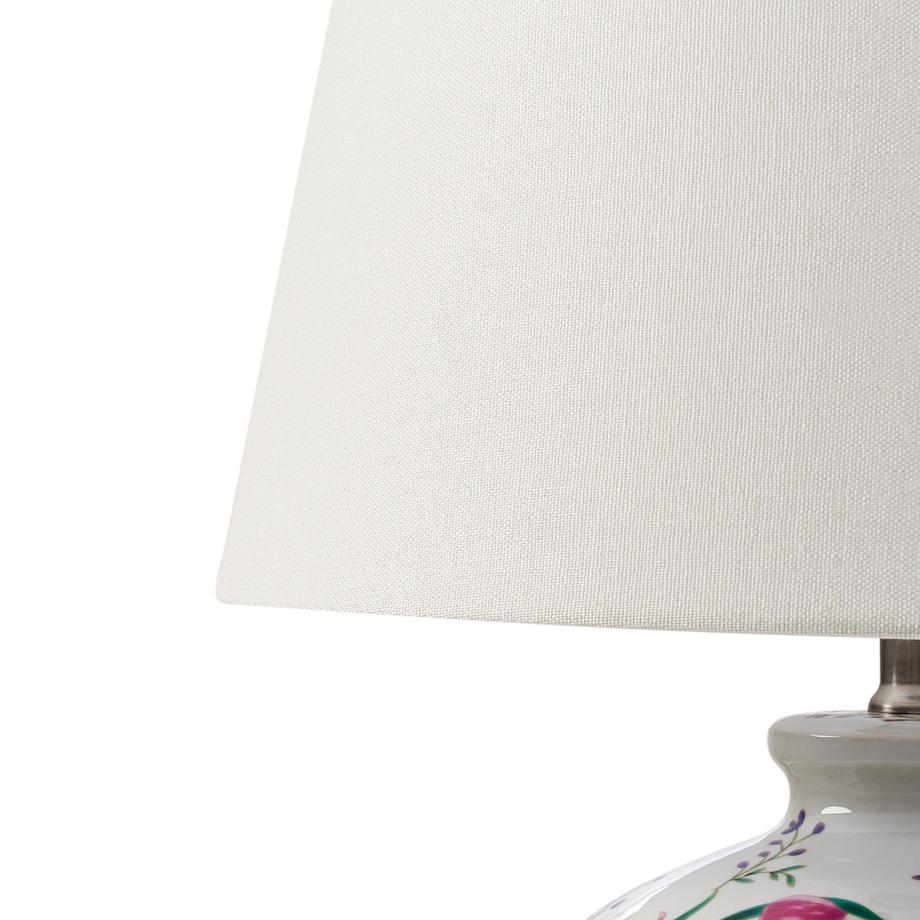 Lampa stołowa FEBROS Porcelana Biały