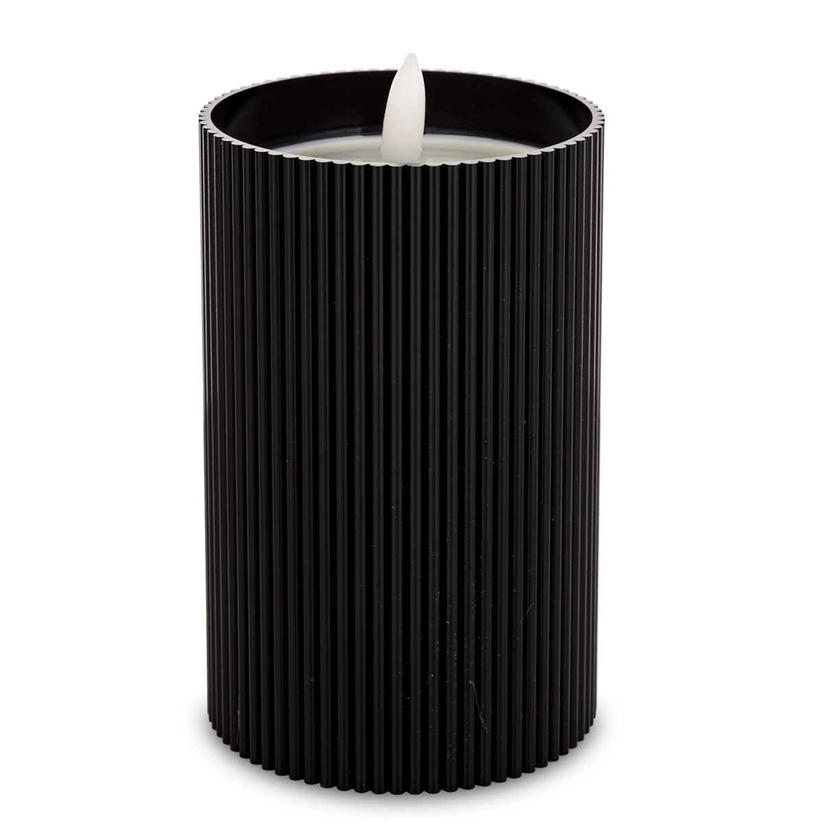 Świeca LED z tworzywa sztucznego14x8x8 cm CANDEL-2 czarna z timerem
