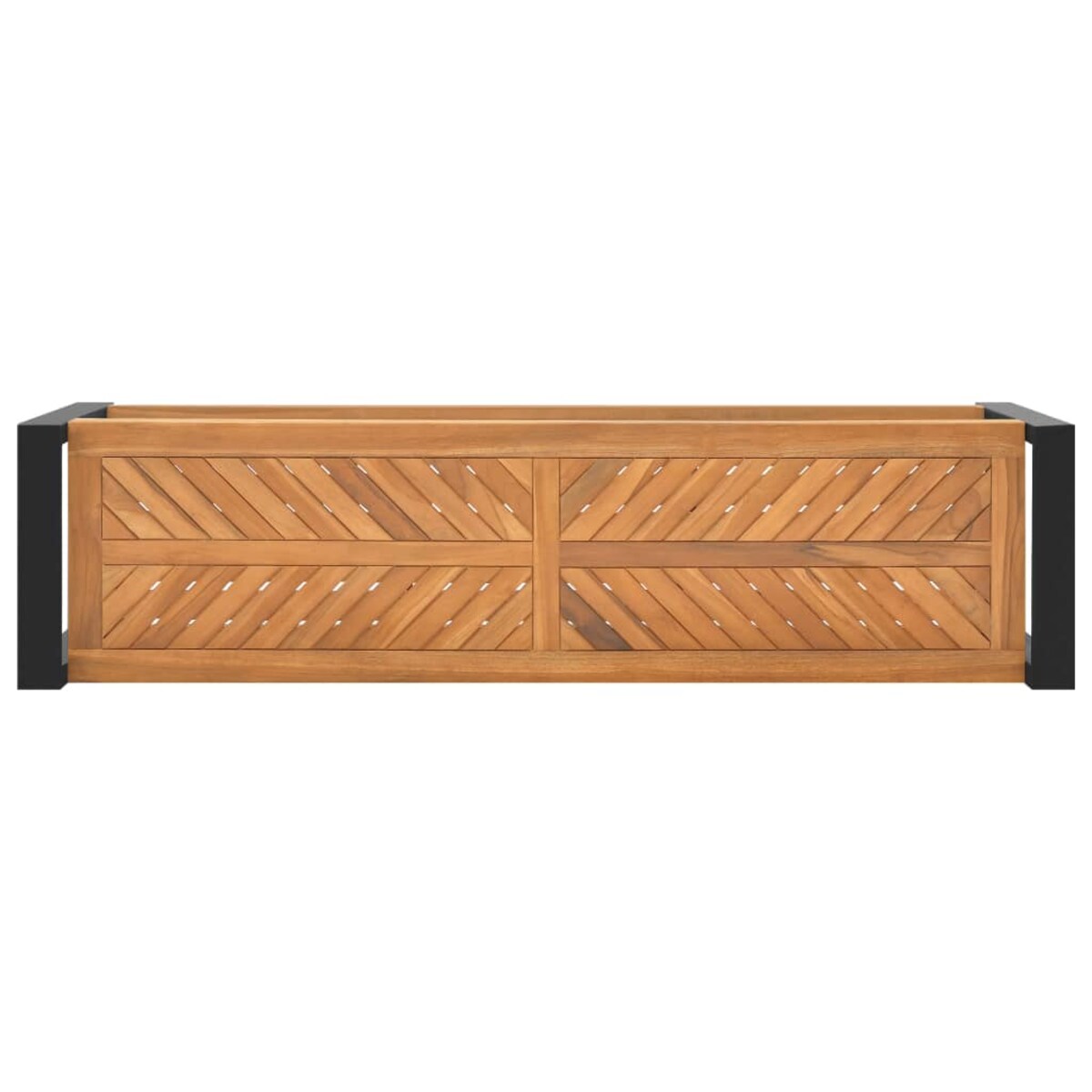 vidaXL Ławka, 120 cm, lite drewno tekowe