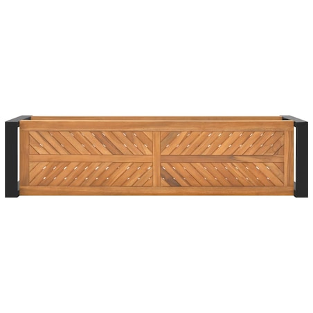 vidaXL Ławka, 120 cm, lite drewno tekowe