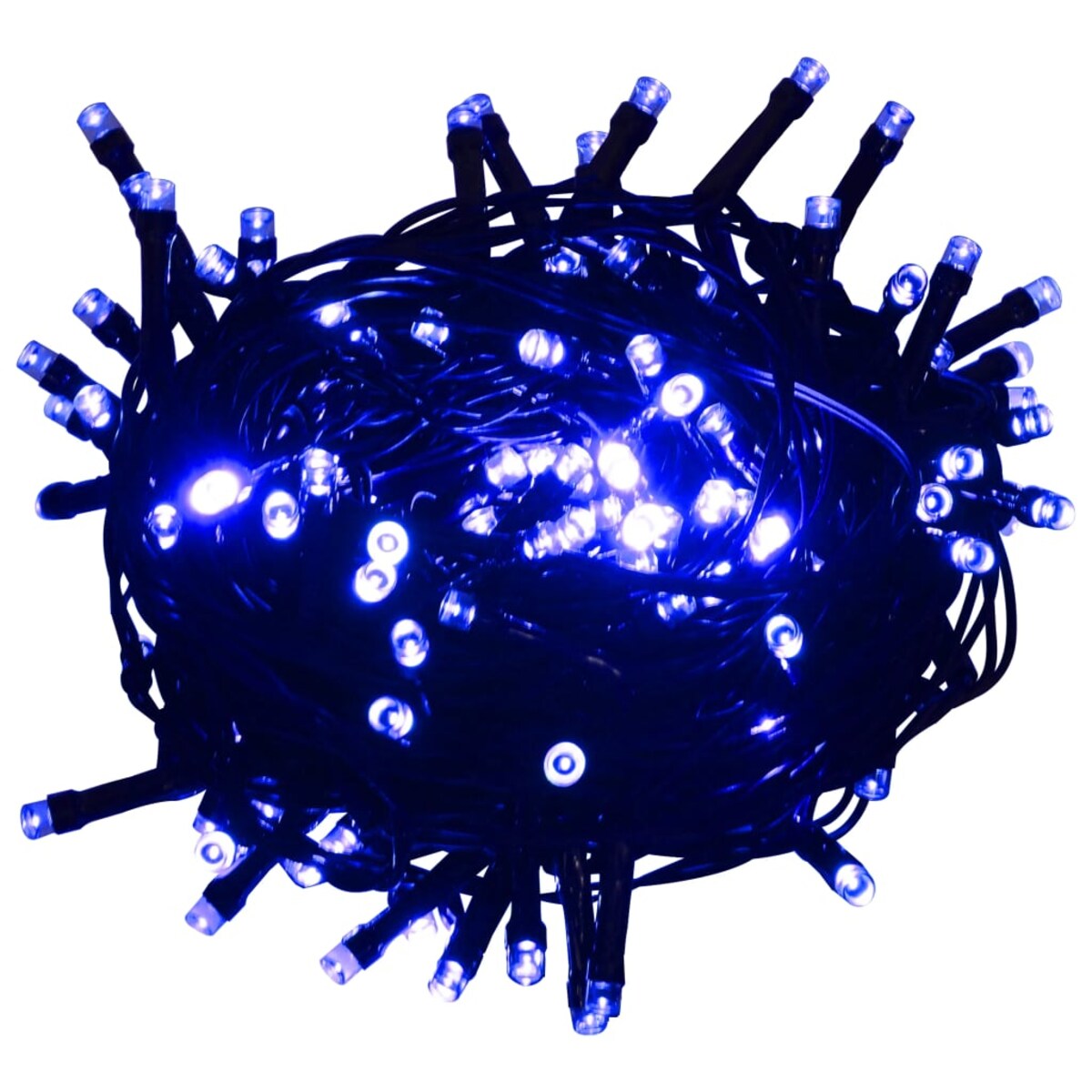 vidaXL Sznur lampek LED, 2000 niebieskich diod, 200 m, PVC