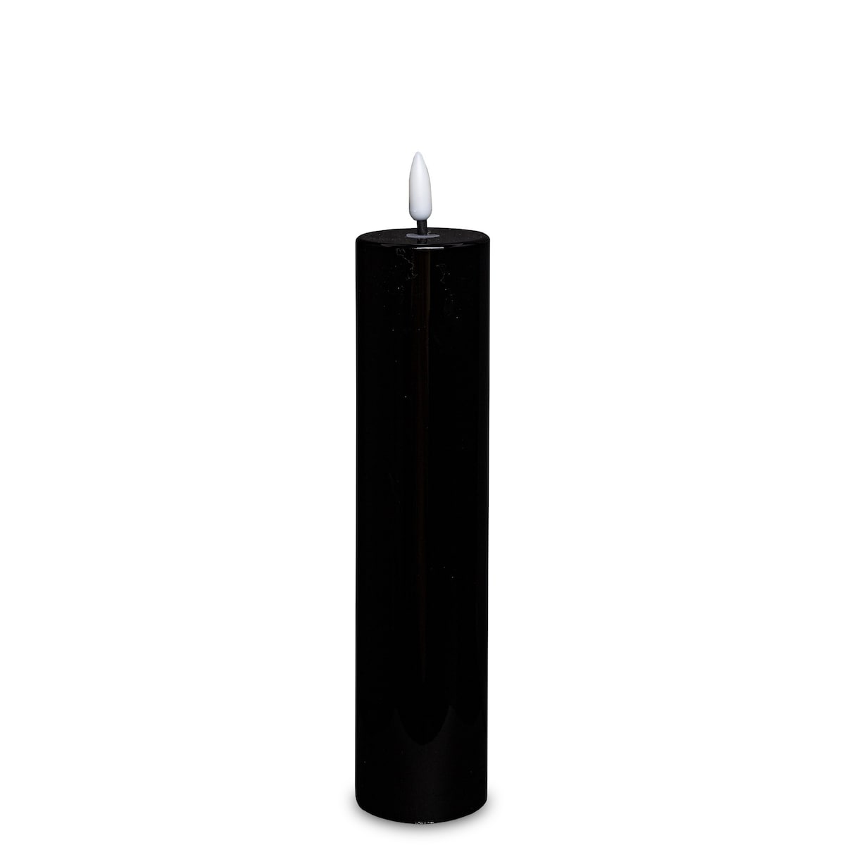 Świeca LED z tworzywa sztucznego Timer 24x5x5 cm MOMBATTI-3 czarna