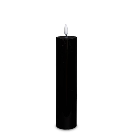 Świeca LED z tworzywa sztucznego Timer 24x5x5 cm MOMBATTI-3 czarna