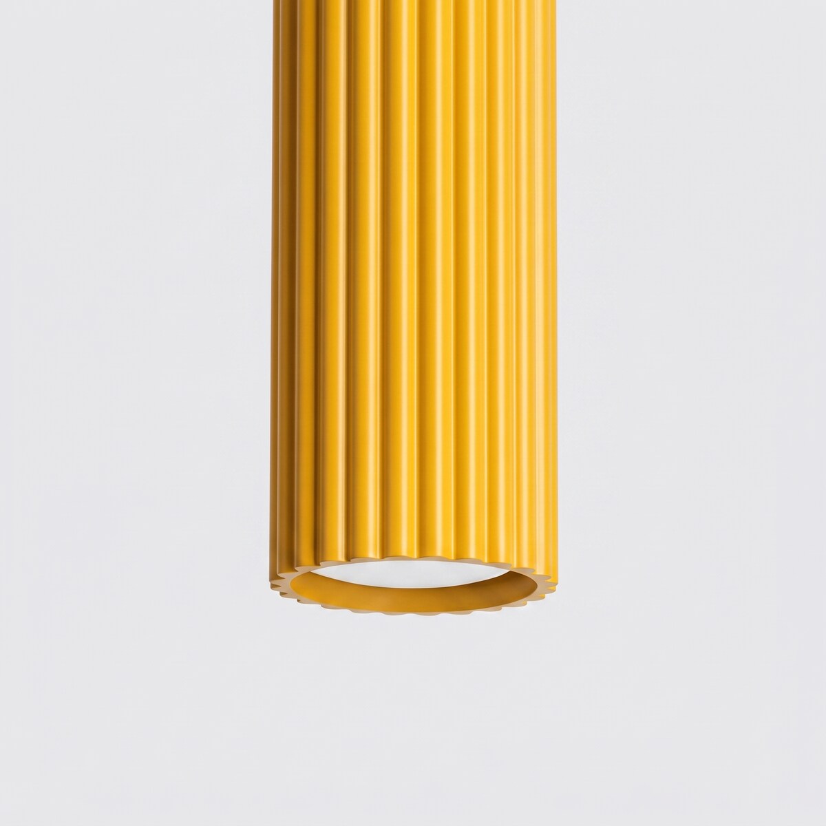 Lampa wisząca KARBON 1 żółta