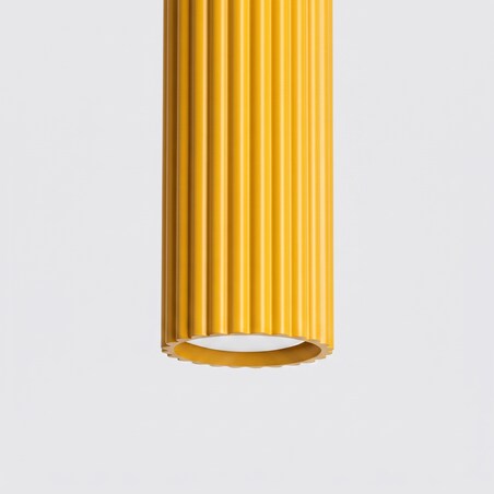 Lampa wisząca KARBON 1 żółta