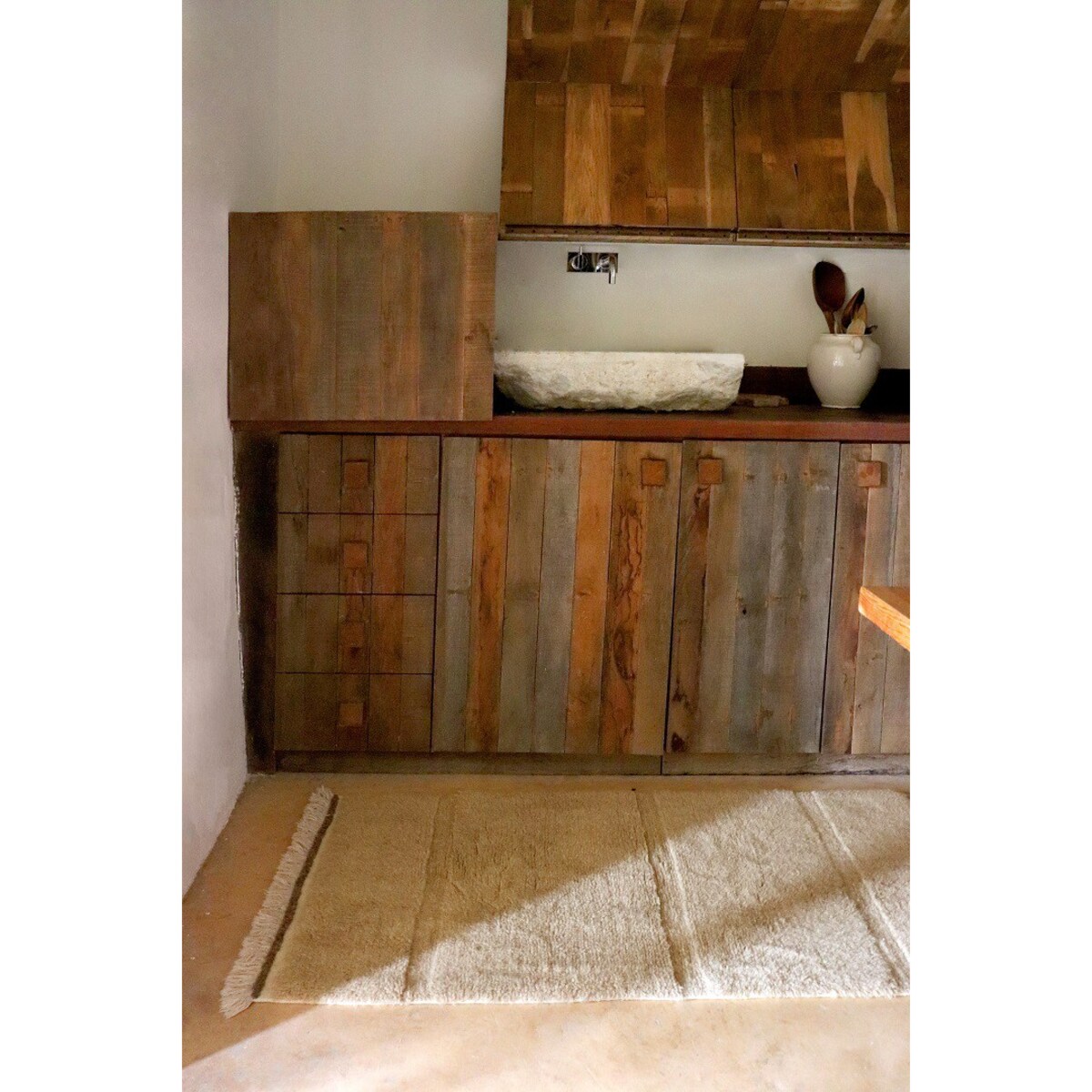 Dywan wełniany Steppe Beige 120x170 cm Lorena Canals