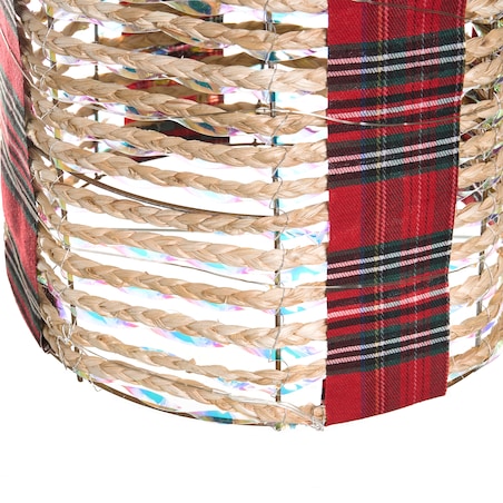 Zestaw 3 dekoracji świątecznych LED VEJLEN Prezenty świąteczne 20/25/30 cm Beżowy