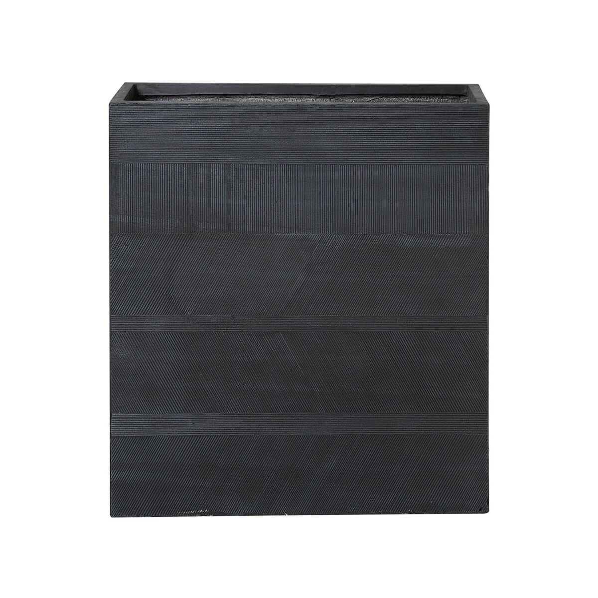 Doniczka 80 x 30 x 92 cm czarna THIMENA