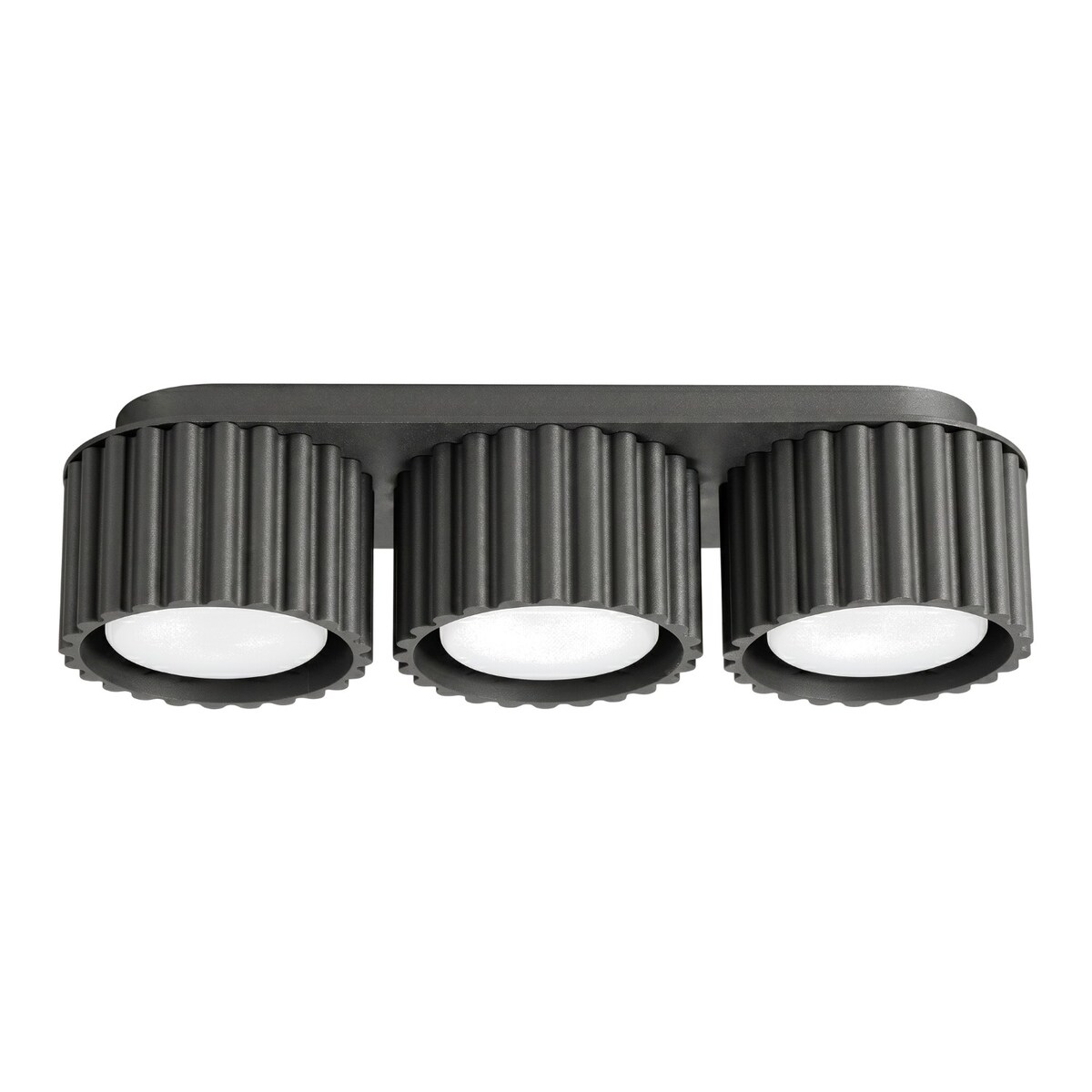 Plafon AURA 3 czarny Gx53