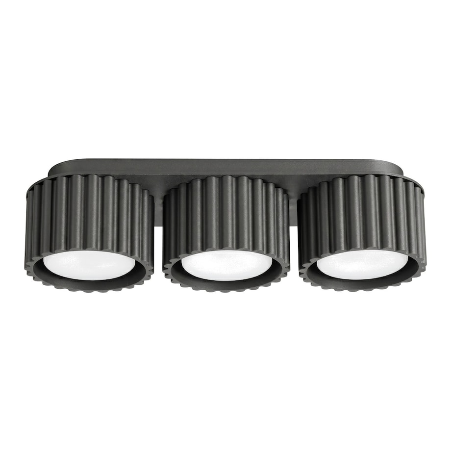 Plafon AURA 3 czarny Gx53