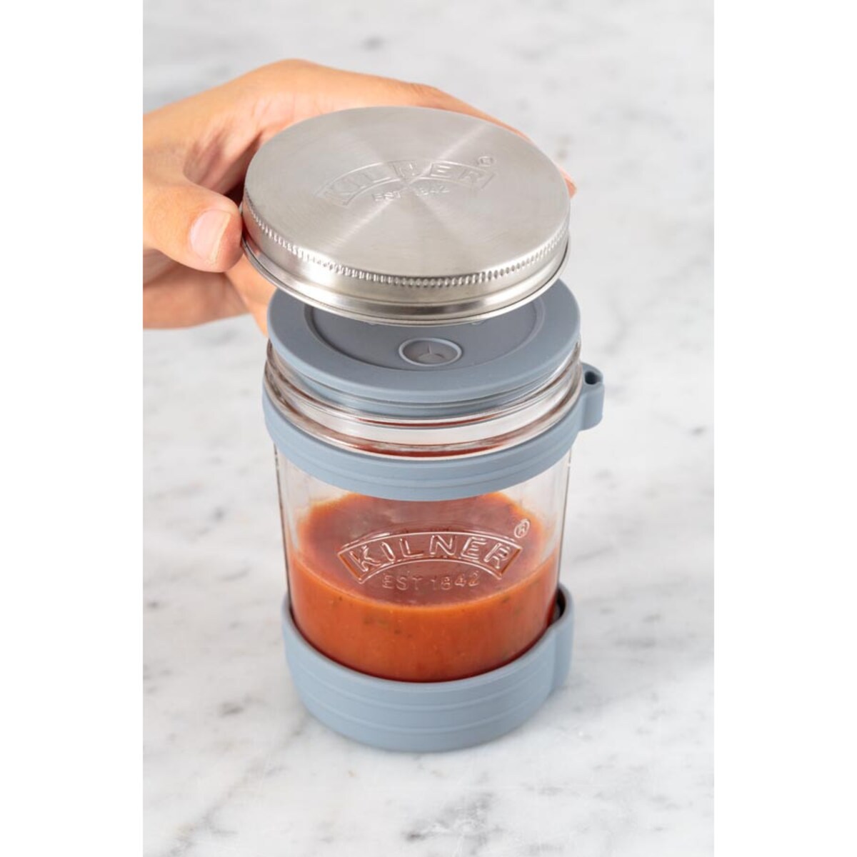 Słoik na zupę z łyżką, 350 ml, Kilner