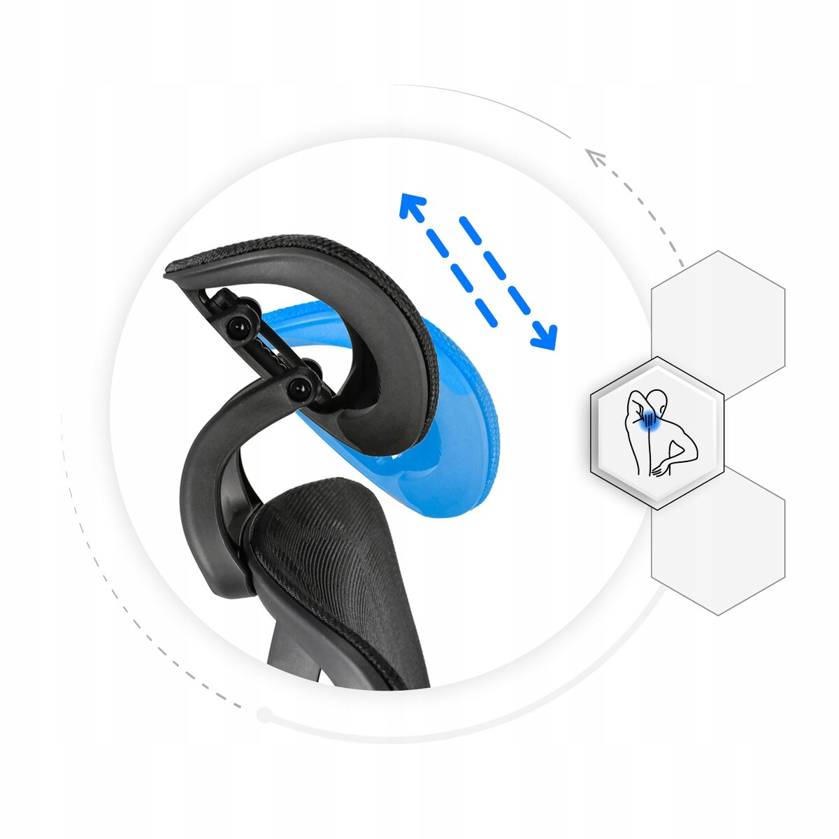 Fotel biurowy ergonomiczny NEOVA czarny