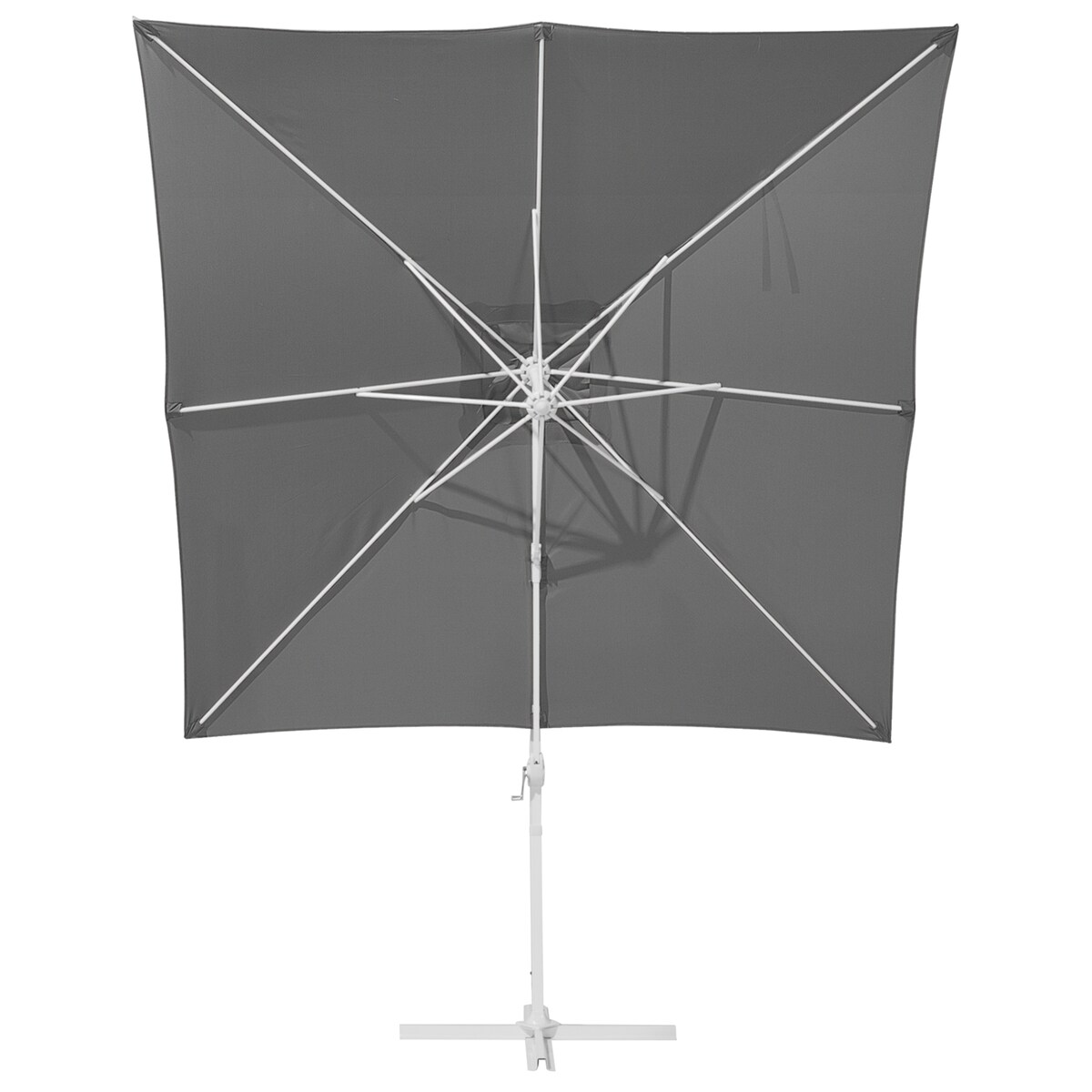 Parasol ogrodowy na wysięgniku 250 cm MONZA Ciemnoszary