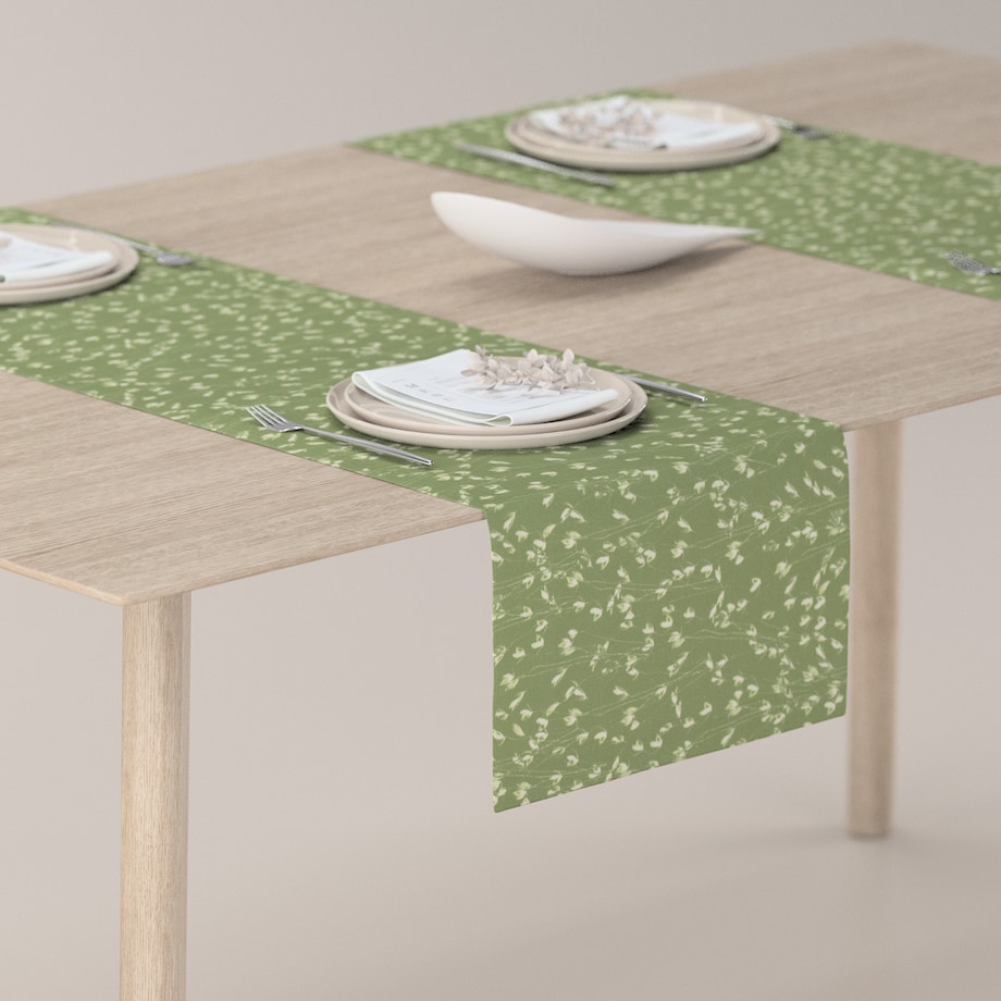 Bieżnik prostokątny 40x130 zielony