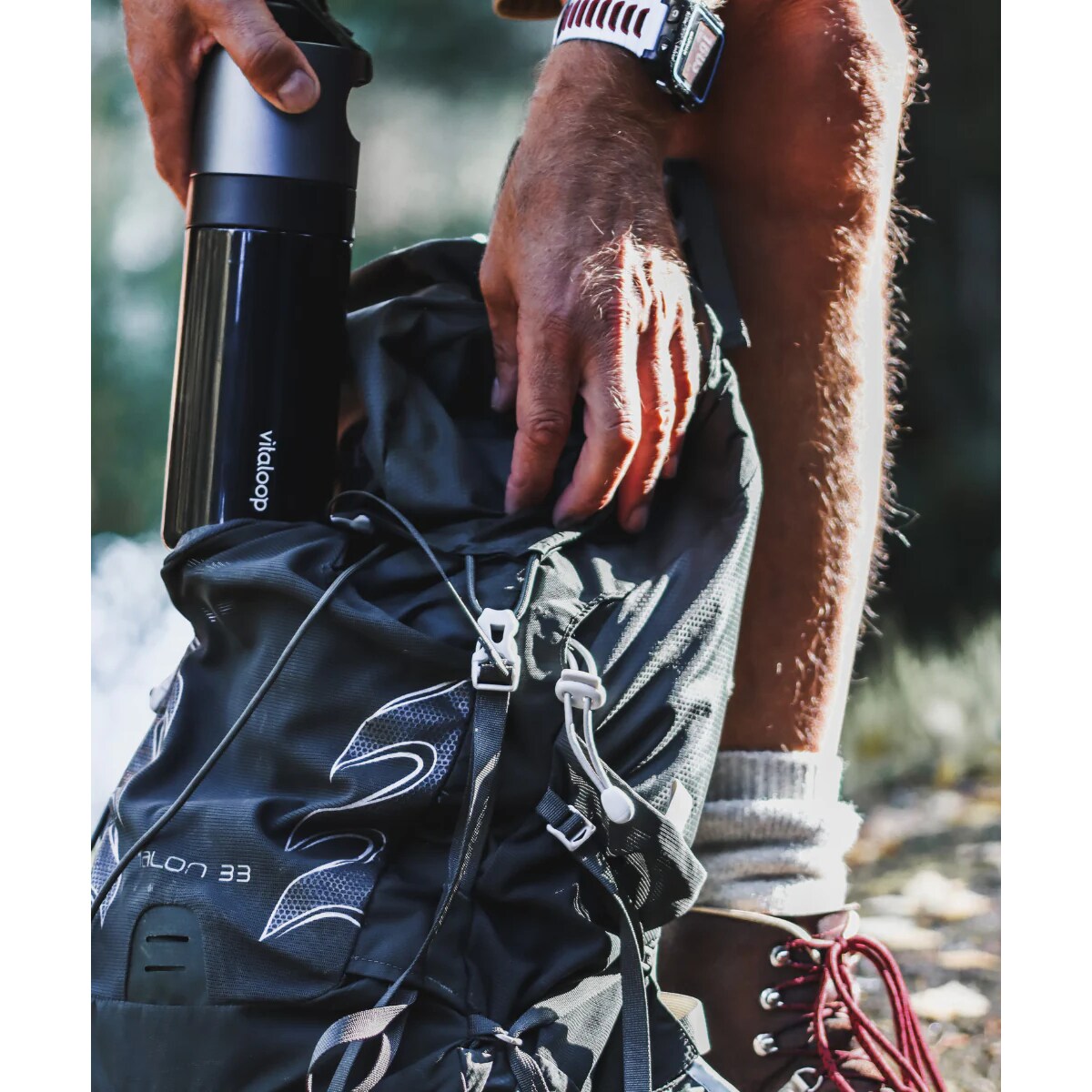 Butelka z wielostopniową filtracją wody Vitaloop FlexGuard butelka filtr