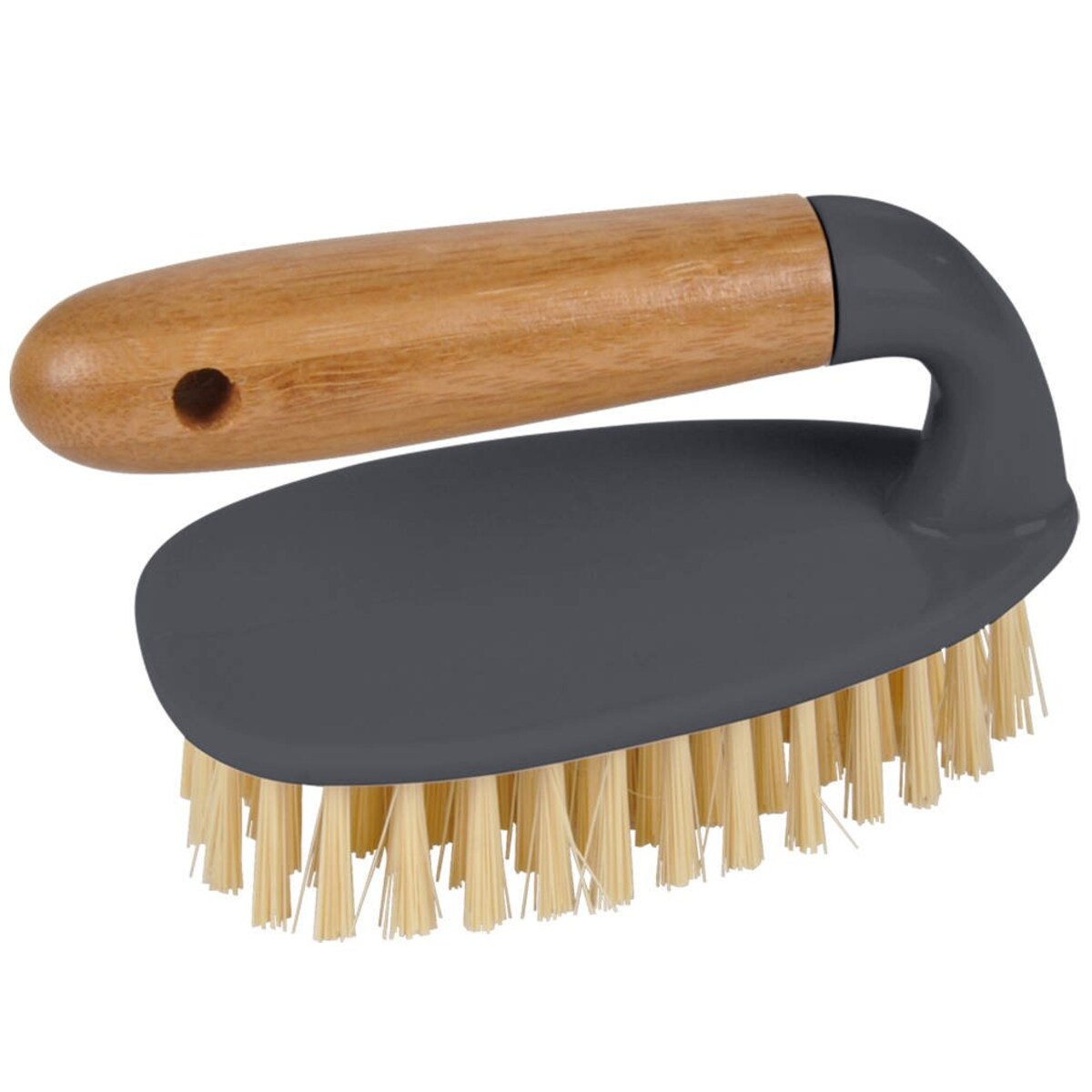 Szczotka do szorowania, 15 cm, z bambusowym uchwytem