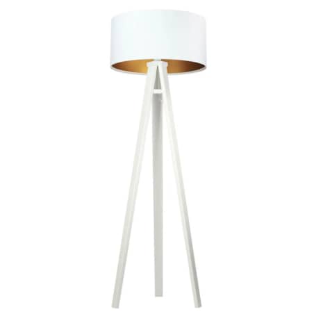 Lampa stojąca HOME 50 biała/złota/biała