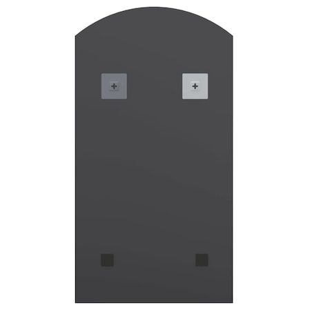 vidaXL Lustro, 90x45 cm, szklane