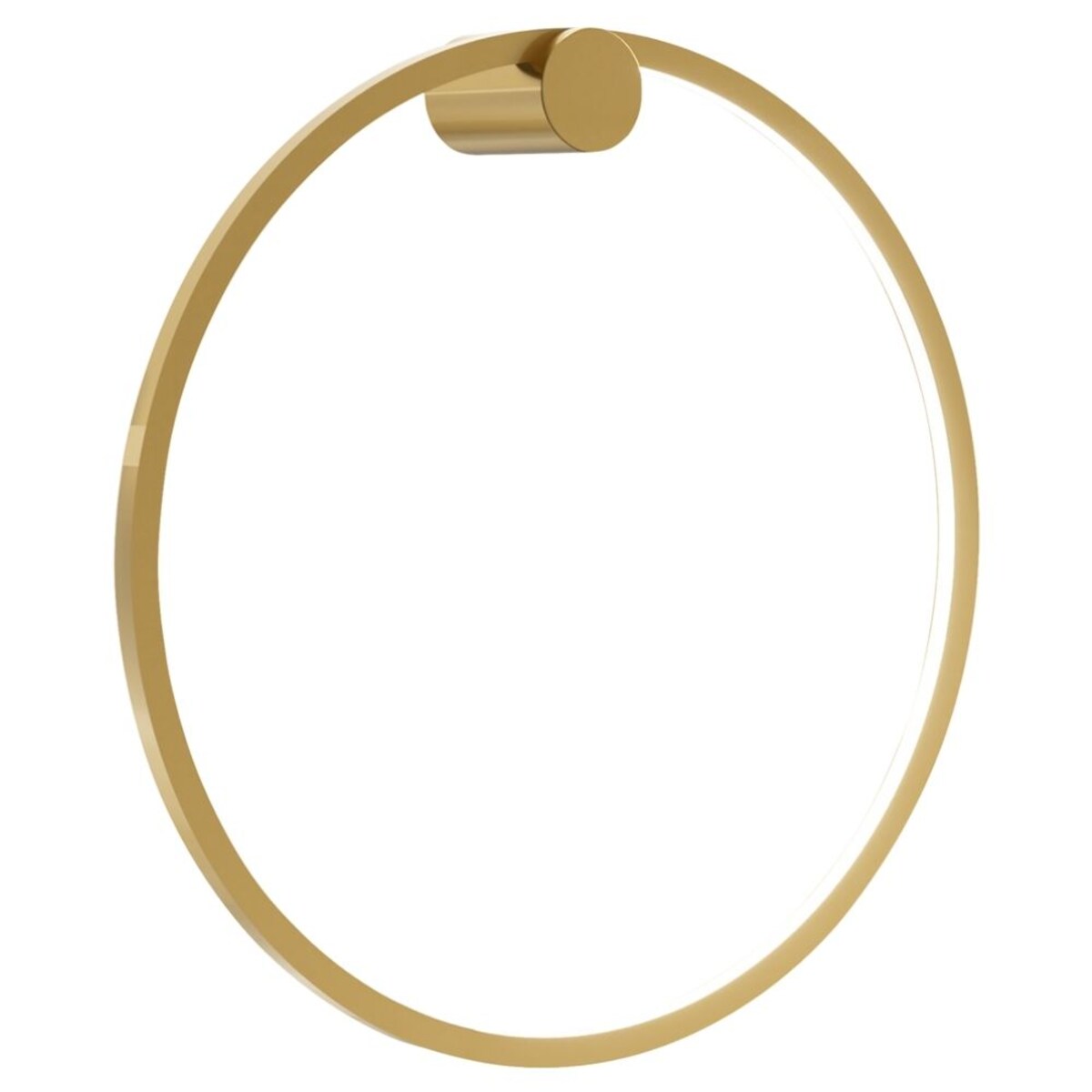 Okrągły kinkiet ścienny Saturno ML8851 Milagro LED 25W 4000K ring IP44 złoty