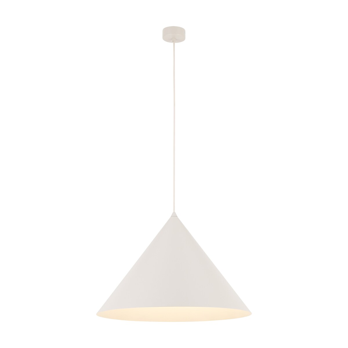 Lampa wisząca TK Lighting CONO XL kaszmir 50 cm E27 regulowana wysokość do 170 cm nowoczesna do salonu i jadalni