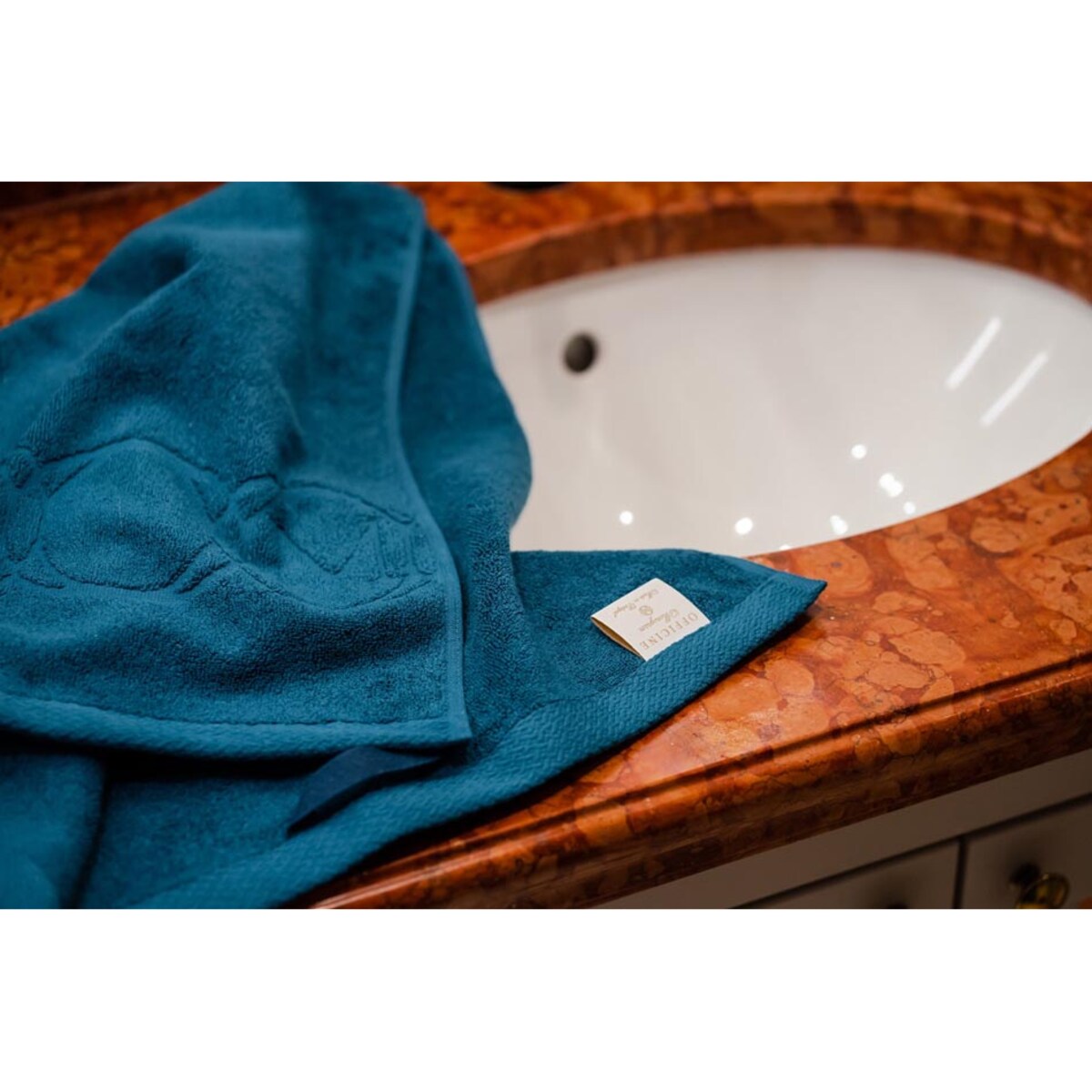 Ręcznik kąpielowy 160 x 100 cm (morski) Monogram Opus OFFICINE Monogram