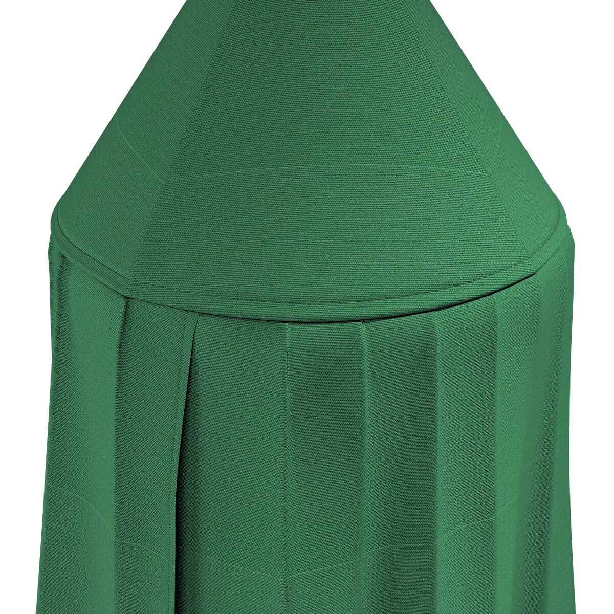 Baldachim do łóżeczka, butelkowa zieleń, fi 50cmx230cm, Happiness