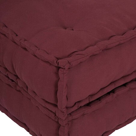 vidaXL Modułowa sofa, bordowy, 70x70x54, materiał