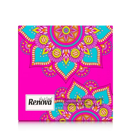 Serwetki stołowe Renova Mandala różowe 20 szt