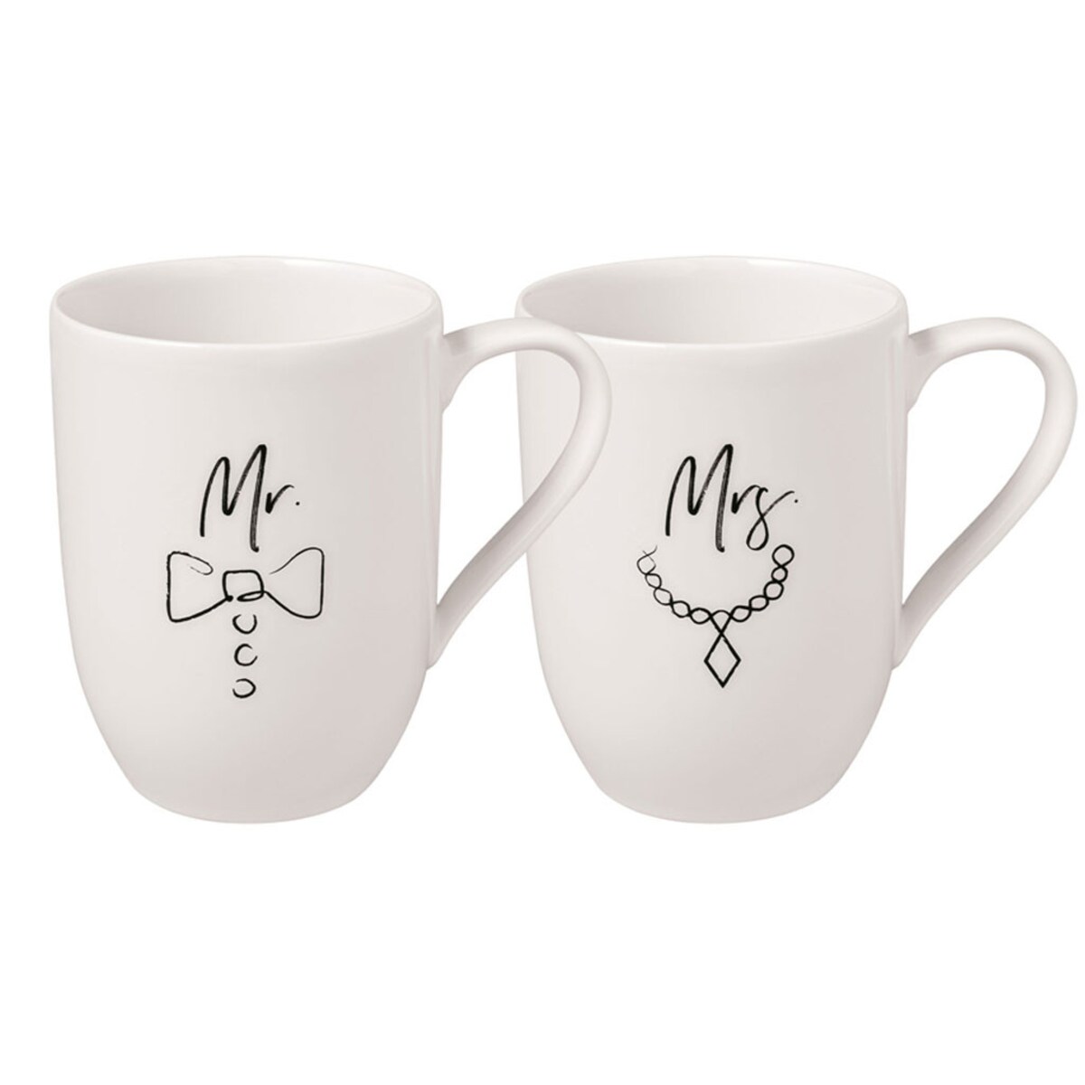Kubki Mrs & Mr zestaw 2 szt Statement, 290 ml, Villeroy & Boch