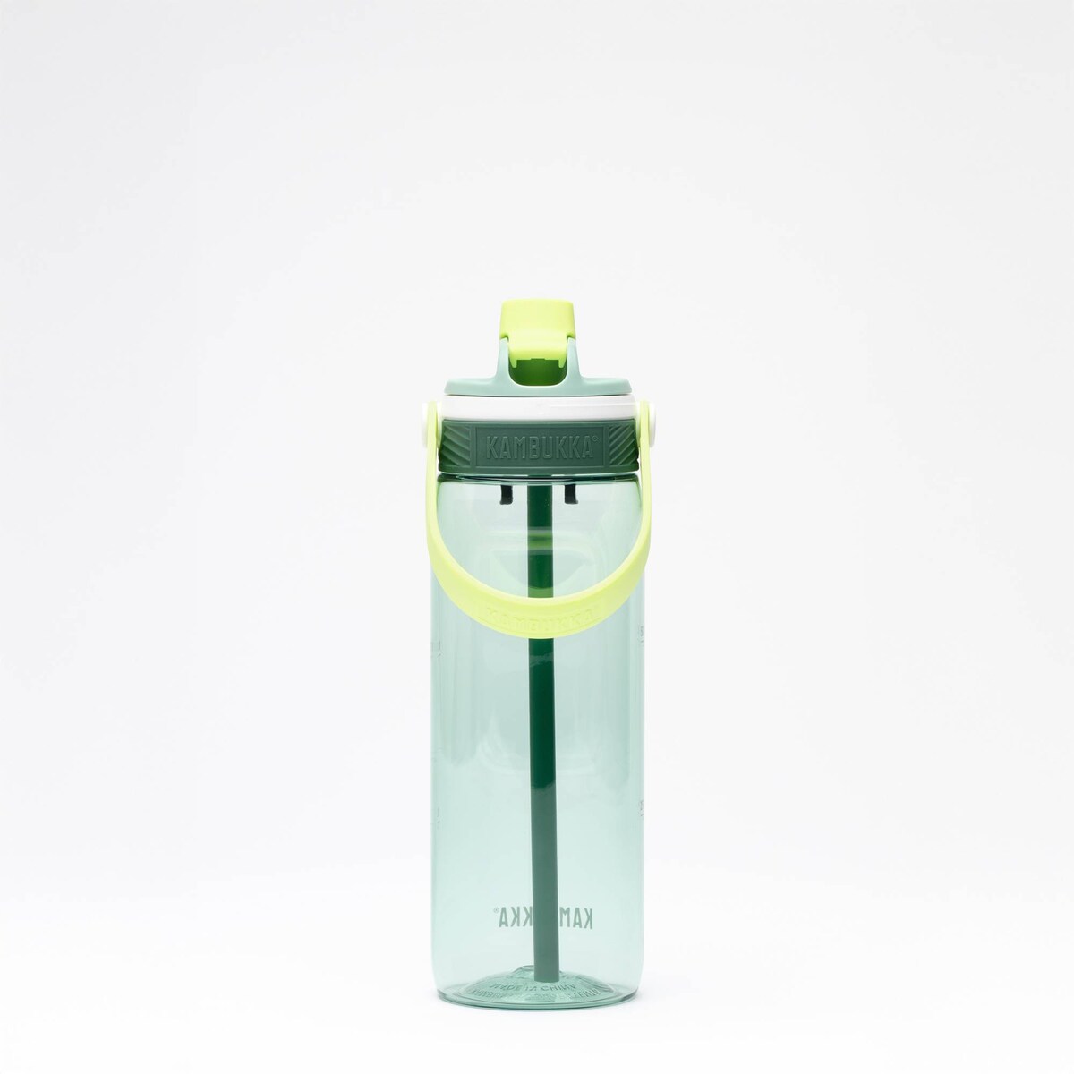 Butelka ze słomką z tritanu bidon sportowy na wodę Dupla 750ml - Pine Forest