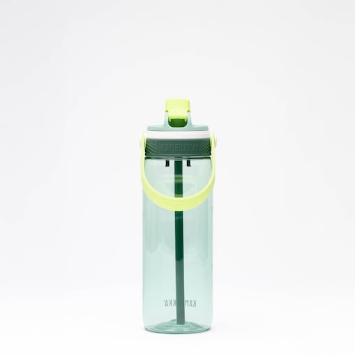 Butelka ze słomką z tritanu bidon sportowy na wodę Dupla 750ml - Pine Forest