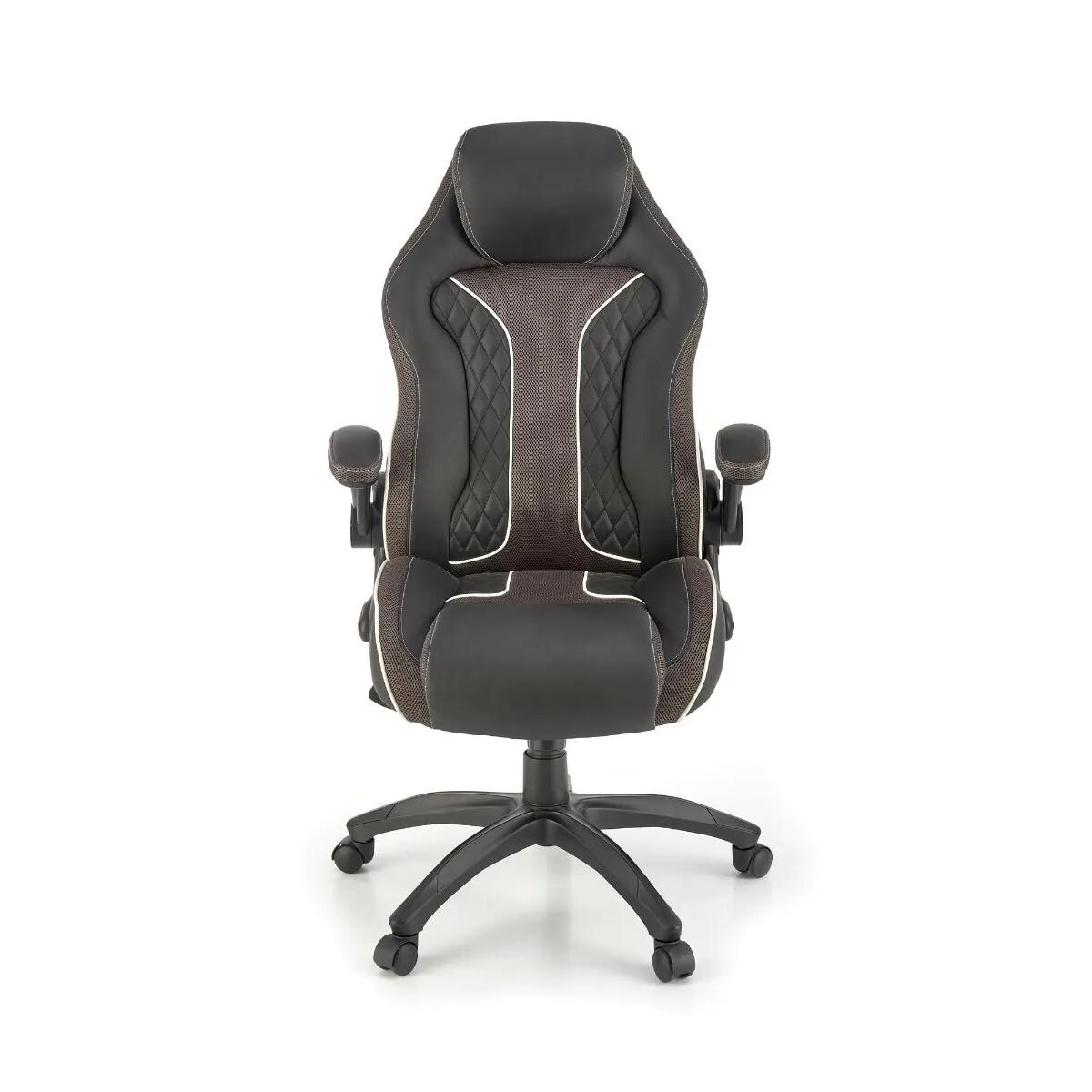 Fotel biurowy HAMLET czarny/szary