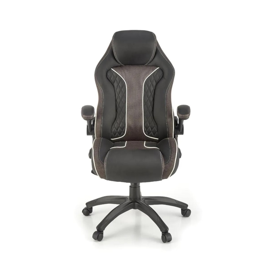 Fotel biurowy HAMLET czarny/szary