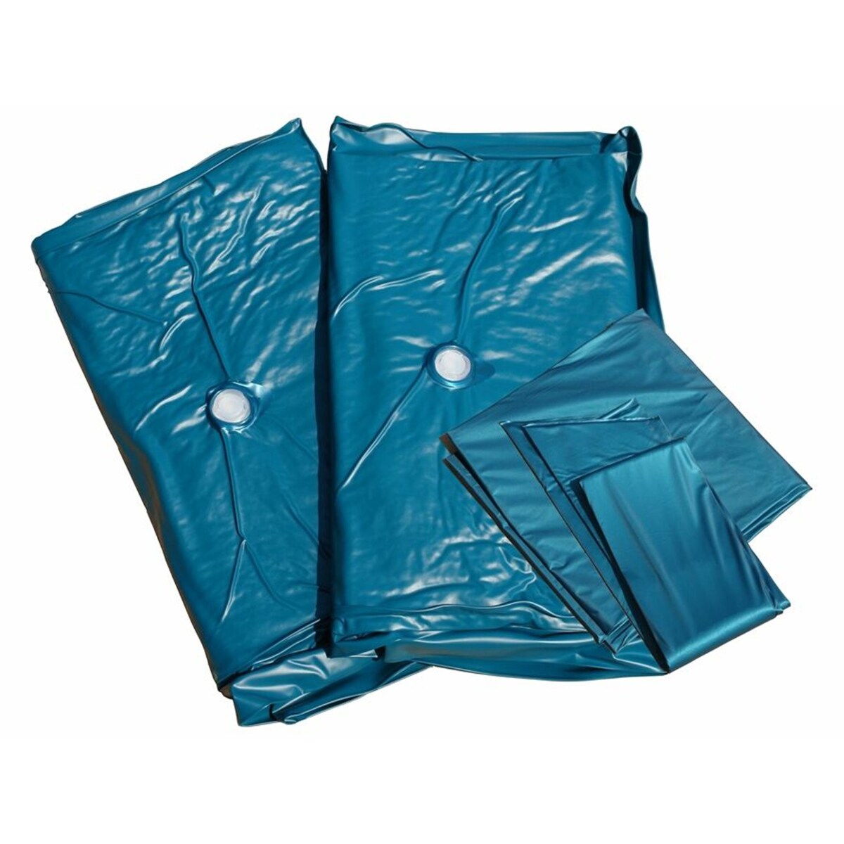 Łóżko wodne Welur ROUEN 160 x 200 cm Beżowoszary