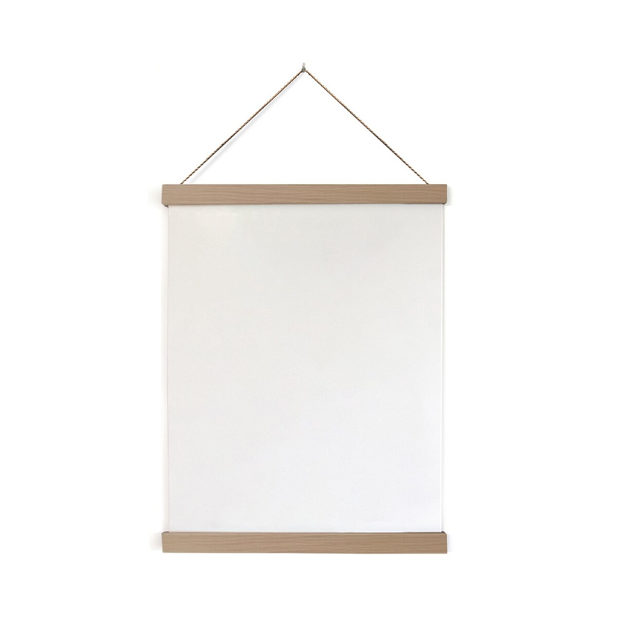 Wieszak na plakat lub zdjęcie 51 cm magnetyczny z dekorem drewna