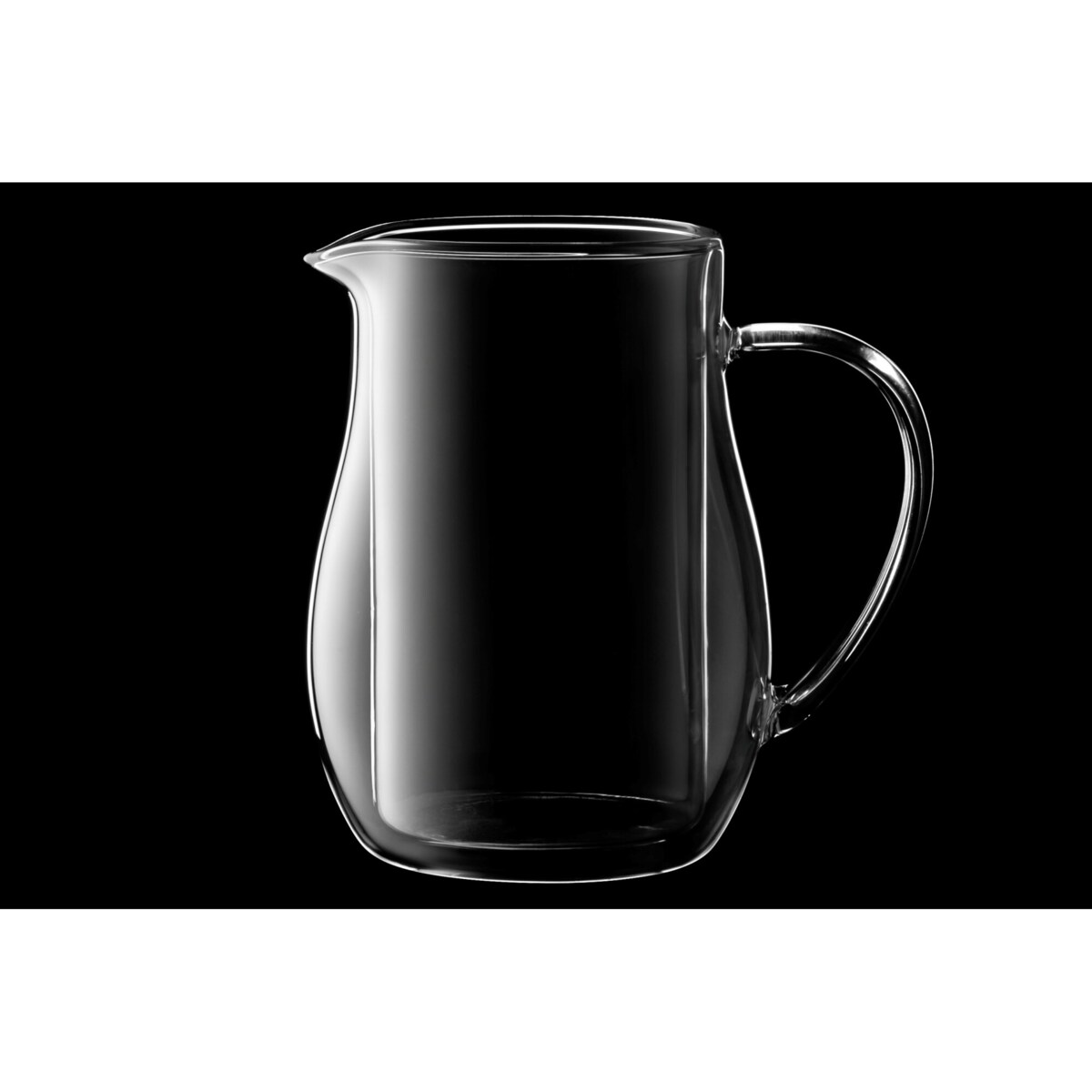 Szklany dzbanek z podwójną ścianką, 700 ml