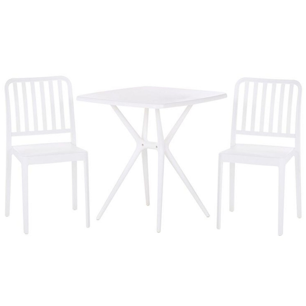 Zestaw mebli balkonowych biały SERSALE