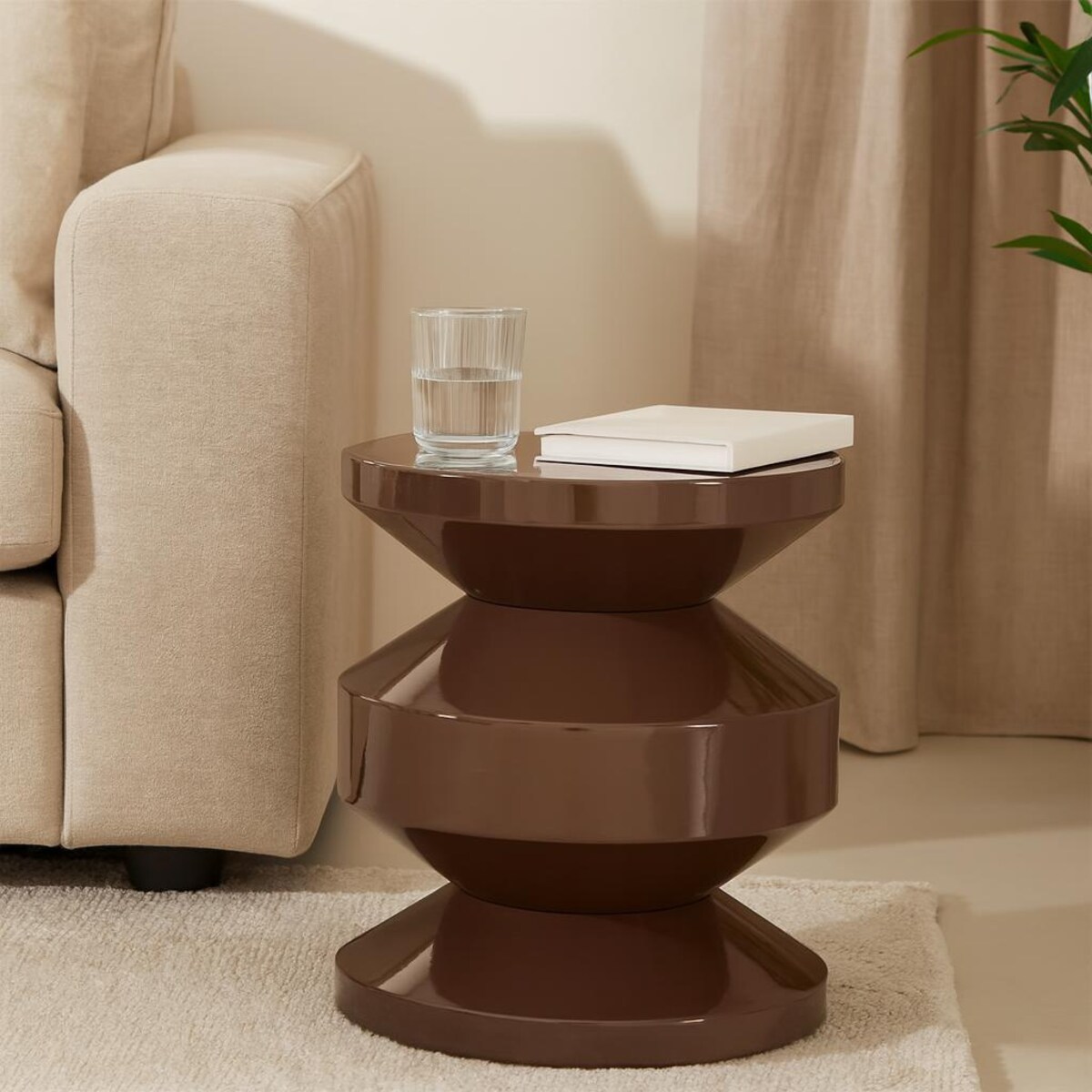 Metalowy stolik pomocniczy TAFEL, 31 cm